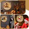 16-Piece Interchangeable Seasonal Welcome Sign – 12” Rustic Farmhouse Front Door Hanging Decor with 15 Changeable Holiday Icons for Thanksgiving, Christmas, Winter & Year-Round Home Decorations (White Text, Wood Back)